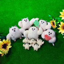 筋肉ハムスターのフィギュアストラップ【かわいい表情・ボディビルダー風】