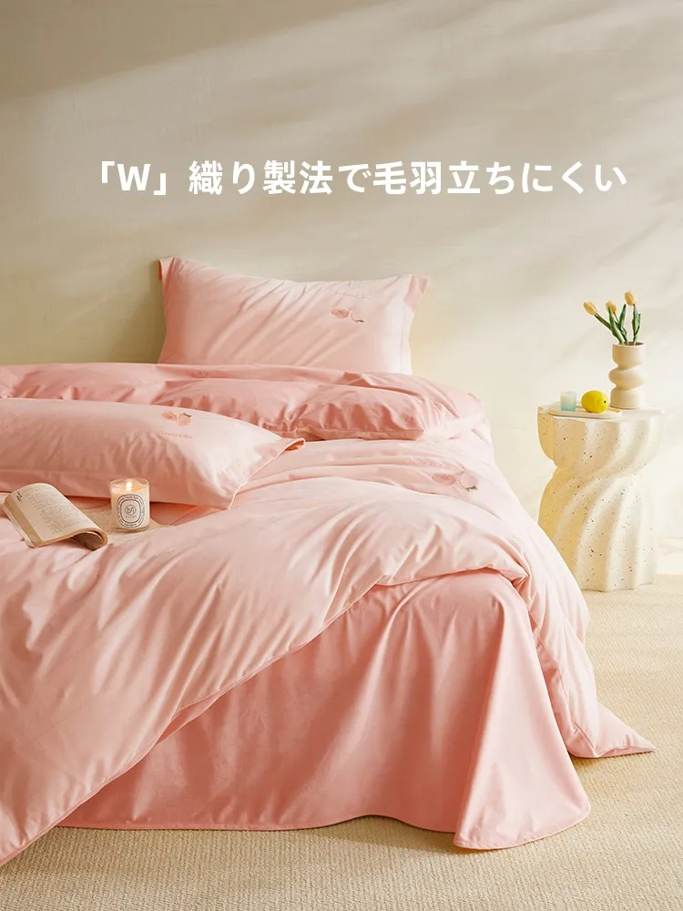 LUOLAI マカロン風ベッドリネンセット：一人暮らし向けの厚手保温掛け布団の実用性とサイズ対応