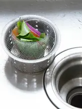 使い捨てキッチンシンク用ゴミフィルター【水切り袋・洗い物用・シンク用】