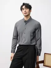 ビジネスカジュアル 長袖シャツ【免洗・抗シワ・上品な仕上げ】