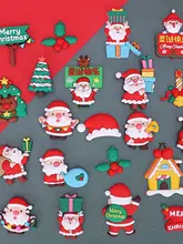 クリスマスケーキデコレーション 水晶の鹿 ソフトゴム サンタクロース ヘラジカ クリスマスツリー 雪だるま キャンディケイン プレゼントボックス パーツ
