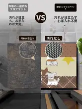 防滑性に優れたおしゃれな玄関マット【復古格子柄・お手入れ簡単・屋外用】
