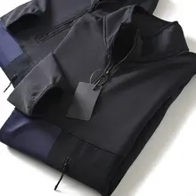 アウトドア用スウェットシャツ【スポーツデザイン・パネル配色・ハーフスタンドカラー】