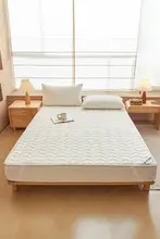 無地ミルクフリース敷きパッド【折りたたみ可能・寝具用】