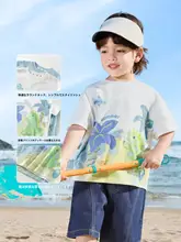 子供用 半袖Tシャツ【アニメデザイン・カジュアル・夏用・ラウンドネック】（セットアップ対応）