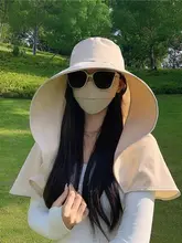 大きなつばの女性用フィッシャーハット【夏用・自転車用・UVカット】