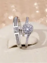 雪花デザインのツイストリング【調整可能・カップル用・結婚式演出用】（セットアップ対応）