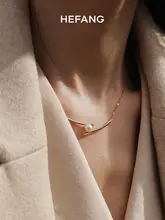 高級感漂う箸型デザインのロングネックレス【シルバーアクセサリー・女性用】