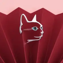 猫デザインのオープン925銀製リング【オリジナルデザイン・女性向け】