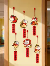 かわいい馬の壁掛け飾り【新年の装飾・ミニ盆栽風】