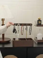 家庭用収納ラック【小型・デスクトップ用・フック付き】