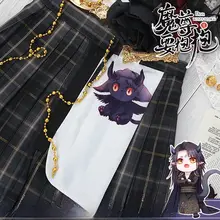 チェック柄JK制服スカート【リボン付き・秋冬用】