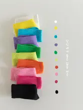 子供用 春秋薄手コットン中筒ソックス【カラフル・ドーパミンデザイン・堆堆ソックス】