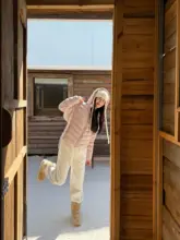 冬用暖かパンツ【ウール混紡・厚手フリース・ストレートカジュアル】