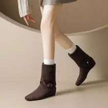 ブーツ レディース 2WAY ロングブーツ ショートブーツ 着痩せ ヴィンテージ 乗馬風 ルーズ 春 冬「FJ」