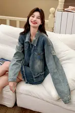 おしゃれなデニムスカート【春秋用・小柄向け・気質デザイン・2点スタイル】（セットアップ対応）