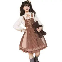 小提琴デザインのJSKロリータドレス【ショート丈】（セットアップ対応）