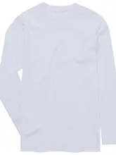 250gコットン製ヴィンテージ長袖Tシャツ【クルーネック・ルーズフィット・ホワイト】