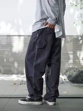 ウォッシュドワークパンツ【カジュアル・アメリカンスタイル・ストレートシルエット】