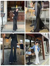 高腰フィットテーパードカジュアルパンツ【春用・極上の柔らかさ】