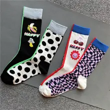 コットン製 レディース 中筒ソックス【シンプルデザイン・スウェーデン潮流】