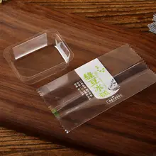 透明プラスチック製 自封袋【緑豆菓子用・単体トレイ付き】（セットアップ対応）