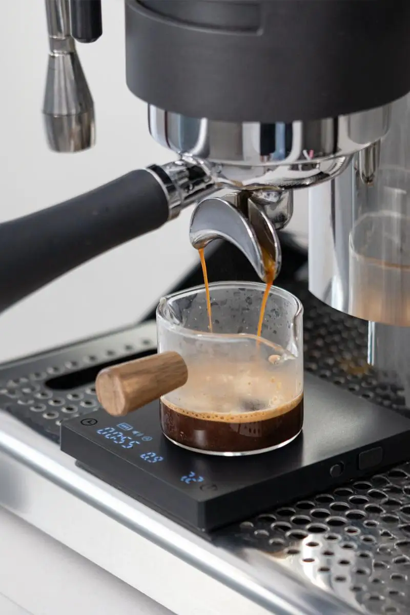 MINIコーヒー電子スケール【レッドドット・デザイン賞・コンパクト・手作り抽出コーヒー・流速計測機能付き】