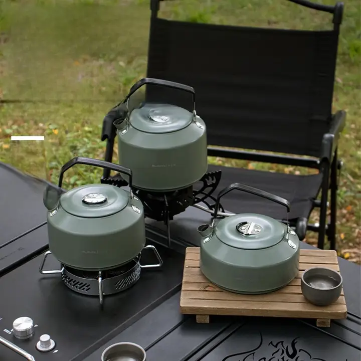 アウトドア用304ステンレス製ケトル【キャンプ・携帯用・お茶用】