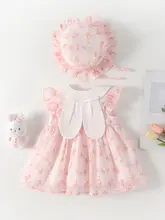 可愛いベビー用夏のワンピース【プリンセススタイル・赤ちゃん用・誕生日に最適】