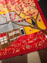 アートプリント純綿ハンカチ【女性用・平織り・活性染色】