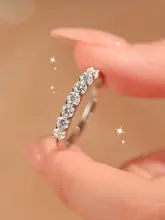 高級感のあるモザンビークダイヤモンドリング【シルバー・18Kゴールドメッキ・重ね着け対応】