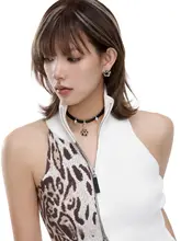 猫爪デザインの皮革ネックレス【甘さとクールさを兼ね備えたY2Kスタイル・バーニングキャットモチーフ】