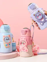 カップ 子供用 持ち運び便利な面白いアニメ 316ステンレス製 保温