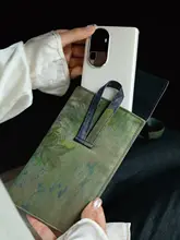 香云紗の三層ハンドル付きスマホバッグ【新中式・シンプル・女性用】
