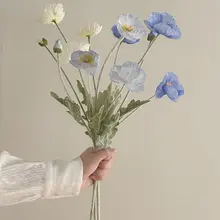 リアルなイメージのポピー造花【リビング装飾・フォトプロップス】