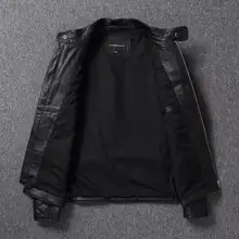 重厚感のある本革ライダースジャケット【男性用・ハーレースタイル・フィットデザイン】