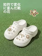 通気性に優れた厚底サンダル【ブラック・女性用・おしゃれデザイン】
