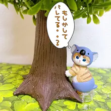 KITAN 猫福シリーズ トイプードルコスチューム ガチャガチャ【ウサギの帽子付き】