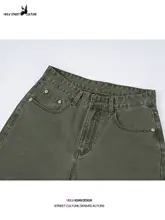 シンプルで使い勝手抜群なデニムパンツ【ユニセックス・ストレート・カジュアル】