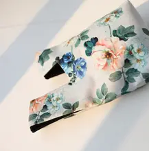 夏用ハンドストラップ付きショルダーバッグ【スマホ収納・グリーン植物デザイン・和風スタイル・結び付き】