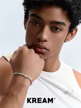 KREAM カラフルハートデザインビーズブレスレット【男女兼用・カジュアル・ペアアクセサリー】