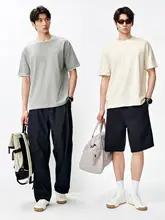デザイン性のあるフラワーテクスチャー！半袖Tシャツ【ライセール・麻混】（セットアップ対応）