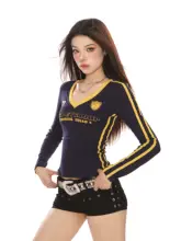 長袖Tシャツ レディース 秋季 スポーツ スリム トップス