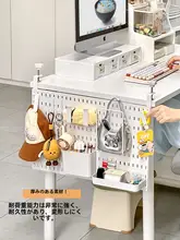 オフィス用側面パネル【デスク用・視線を遮る・収納機能付き】