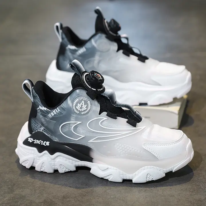 冬用 メンズ厚底スニーカー【通気性メッシュ・カジュアル・運動用】（セットアップ対応）