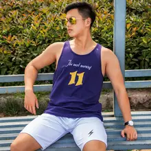 メンズコットン丸首ノースリーブタンクトップ【春夏用・フィット感・スポーツ＆カジュアル】