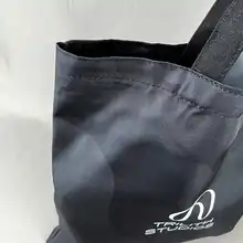 シンプルなブラックトートバッグ【大容量・エコバッグ・ショッピング用】