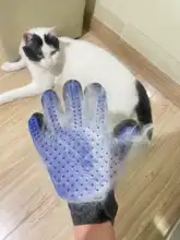 猫と犬用ブラッシング手袋【浮毛除去・洗浴用・猫用品】