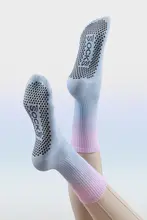 DMASUN ヨガ用滑り止め付き女性用フィットネスソックス【春夏用・中筒・室内用】