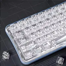 メカニカルキーボード用クリスタルクリアキャップ【CBSAプロファイル】
